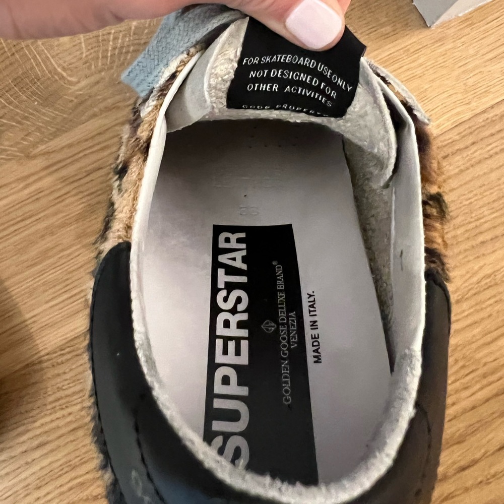 Golden Goose Superstar Leopard Print Sneakers - Picture 5 of 6